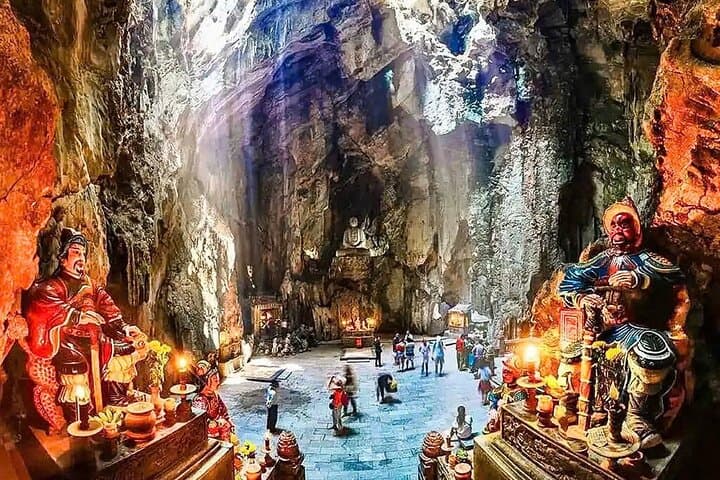 Marble Mountains & Monkey Mountain: Lady Buddha, Am Phu Cave Day Tour from Da Nang photo 2