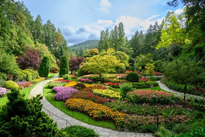Vancouver to Victoria: Elevated Butchart Gardens & Inner Harbour Day Tour