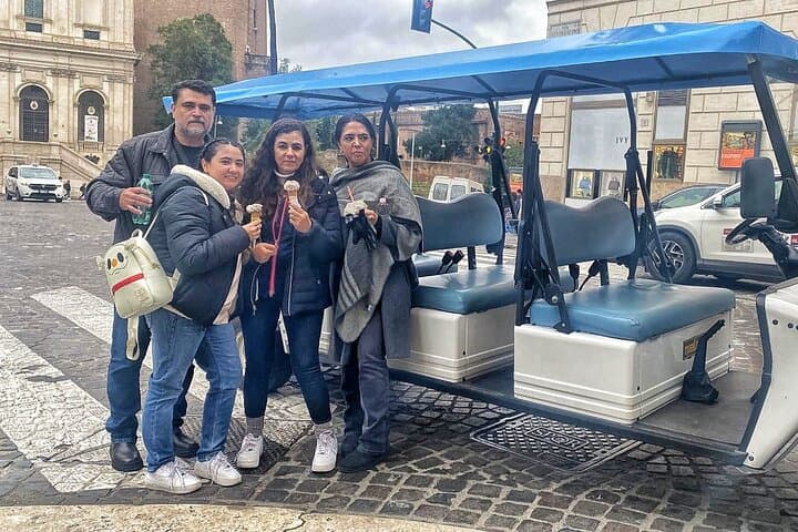 Rome WOW 4-Hour Electric Golf Cart Tour with Artisan Gelato photo 3
