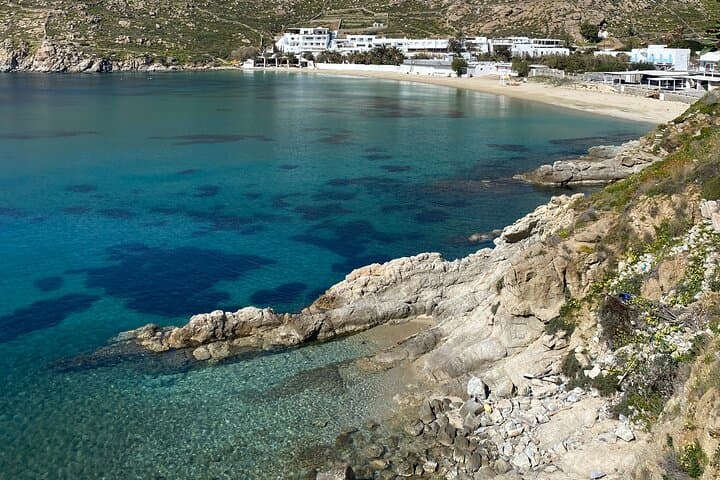 Half-Day Private Mykonos Tour: Armenistis Lighthouse, Ano Mera & Beach Time