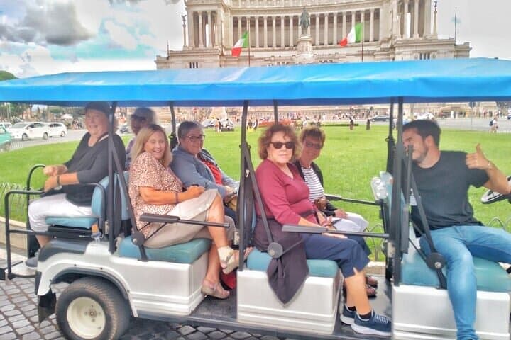 Rome WOW 4-Hour Electric Golf Cart Tour with Artisan Gelato photo 1