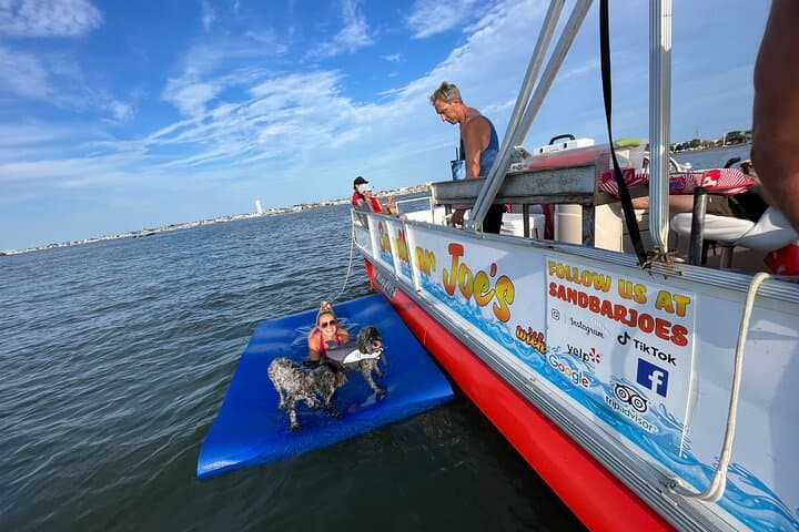 Private 4-Hour Sandbar Adventure from West Wildwood — Sandbar Charters & Sandbar Stops