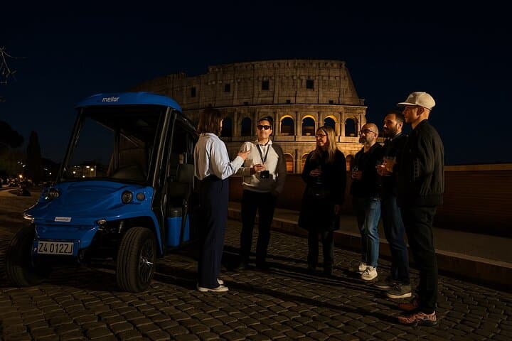 Rome Night Tour by Golf Cart: Prosecco, Gelato & Moonlit Landmarks photo 3