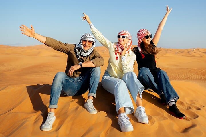 VIP Dubai Desert Safari: Dune Bashing, Camel Rides & Cultural Dinner Experience photo 3