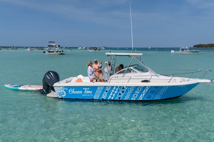 Speedboat Dolphin & Snorkel Adventure to Crab Island from Destin