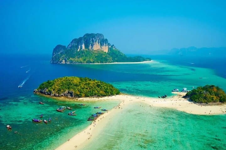 Krabi 4-Island Day Tour: Tup, Chicken, Poda & Phra Nang by Boat