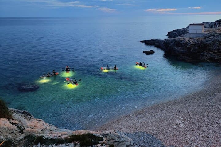 Pula Cave Clear Kayak at Sunset: Night Tour with LED Underwater Viewing photo 4