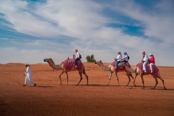 Dubai Sunrise Desert Safari: Dune Bashing, Sandboarding & Camel Ride photo 2