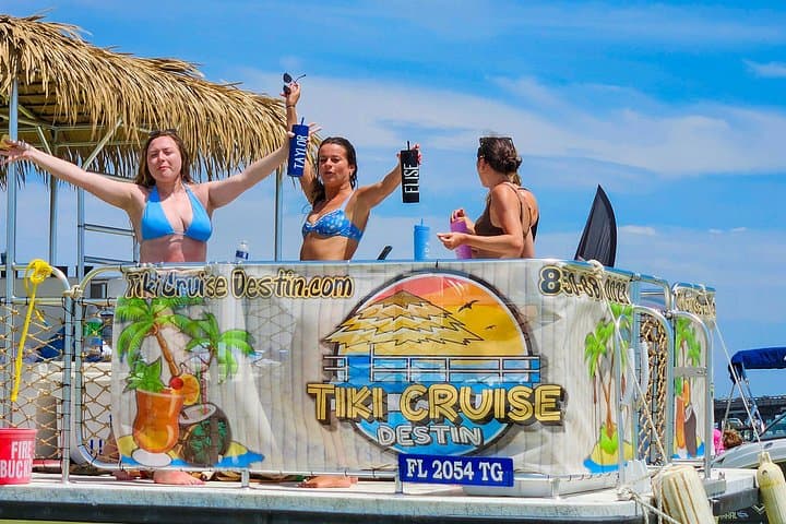 Crab Island Half-Day Tiki Boat Tour in Destin — Sandbar Swim & Float photo 2
