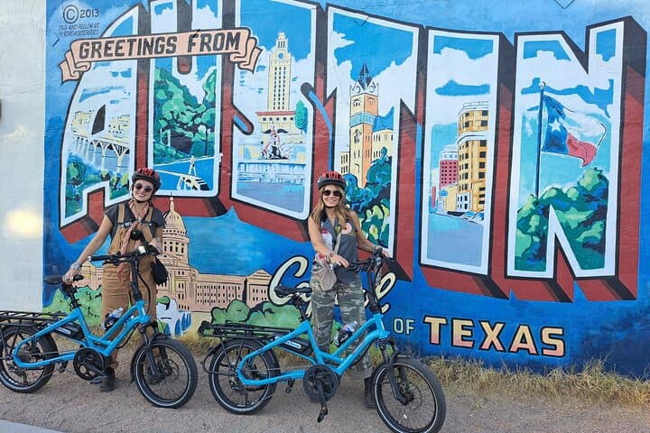 Electric Bike Tour of Austin: Ride Barton Springs, Bat Bridge & City Murals