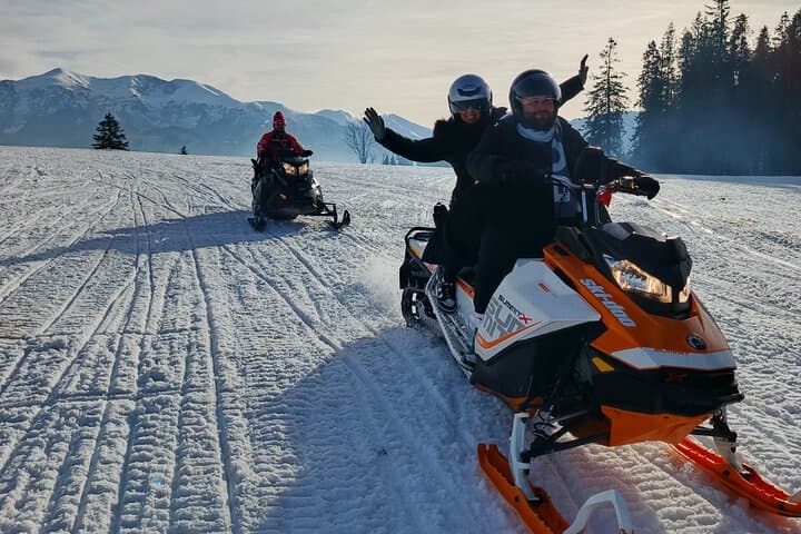 Zakopane Snowmobile Adventure and Chocholow Thermal Baths Day Trip from Krakow