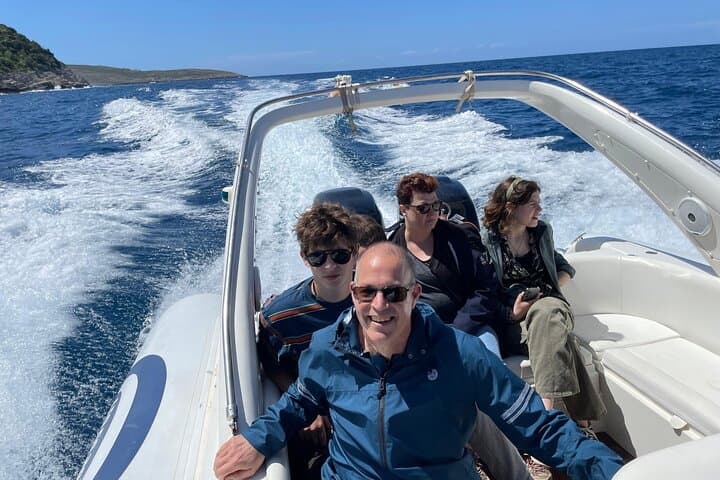 Private Speedboat Tour to Haxhi Ali Cave and Karaburun Beaches photo 2