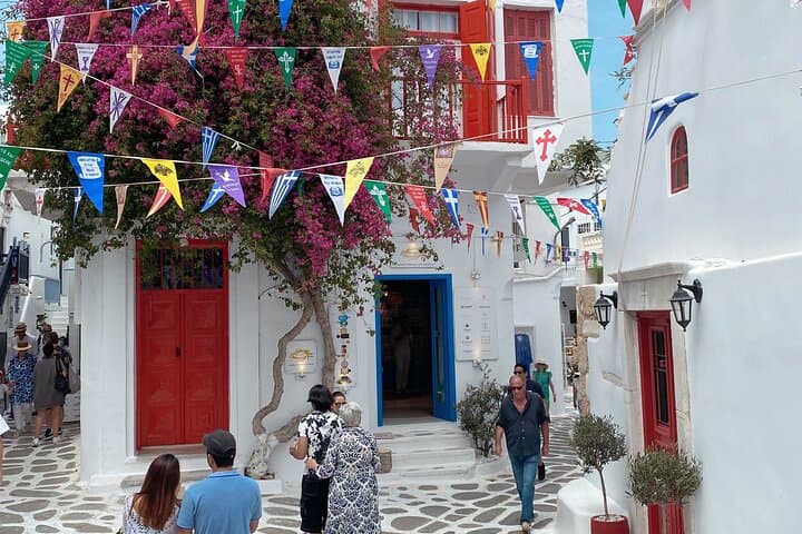 Private Mykonos Town & Coastal Tour: Windmills, Lighthouses & Beaches