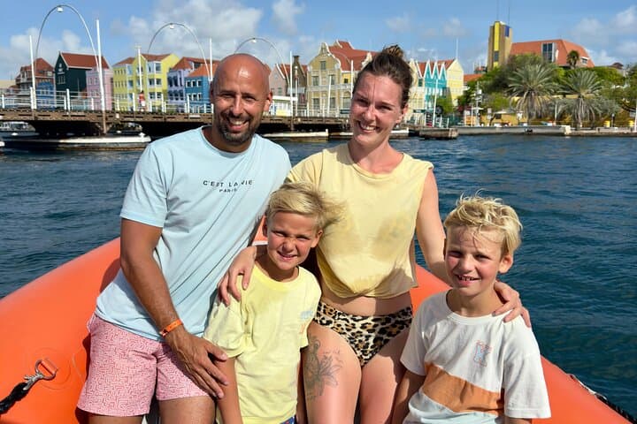 RIB Powerboat Snorkel & Sightseeing Tour in Willemstad, Curaçao