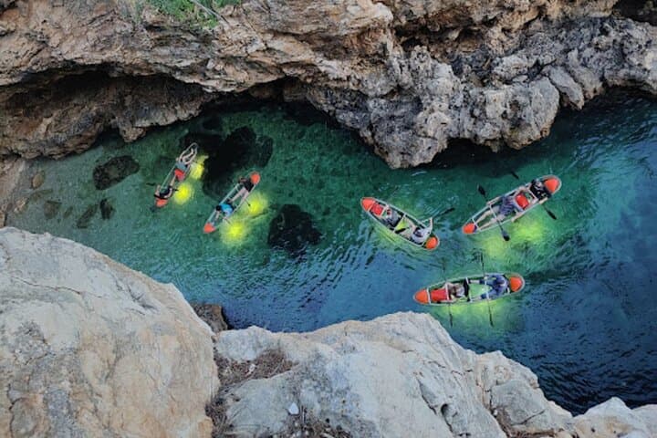 Pula Cave Clear Kayak at Sunset: Night Tour with LED Underwater Viewing photo 6