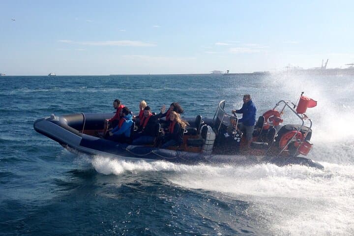 Barcelona Speedboat Coastline Tour — 1-Hour Port Vell Thrill photo 5
