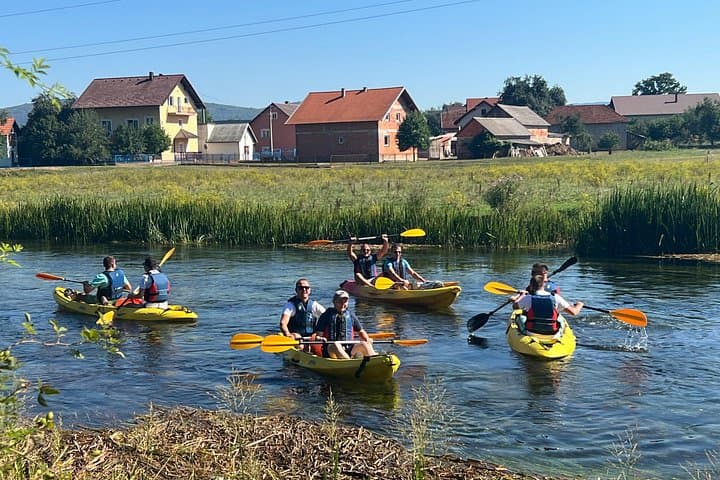 Transparent Kayak on Gacka River: 8km Family-Friendly Scenic Paddle near Otočac photo 4