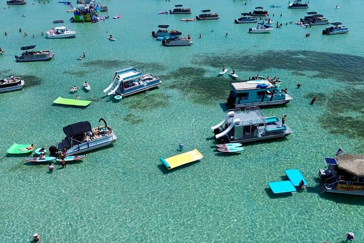 Cruise Crab Island: Private Double-Deck Pontoon Charter with Slides in Destin photo 6