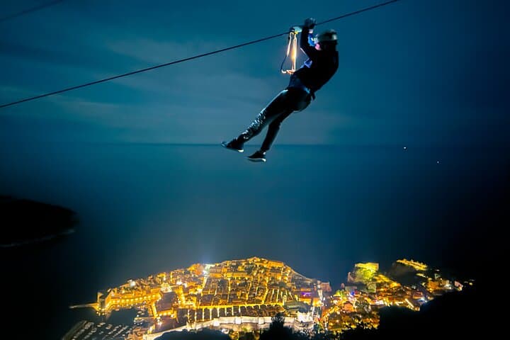 Night Zipline Over Dubrovnik: Zip Under the Old Town Lights photo 6
