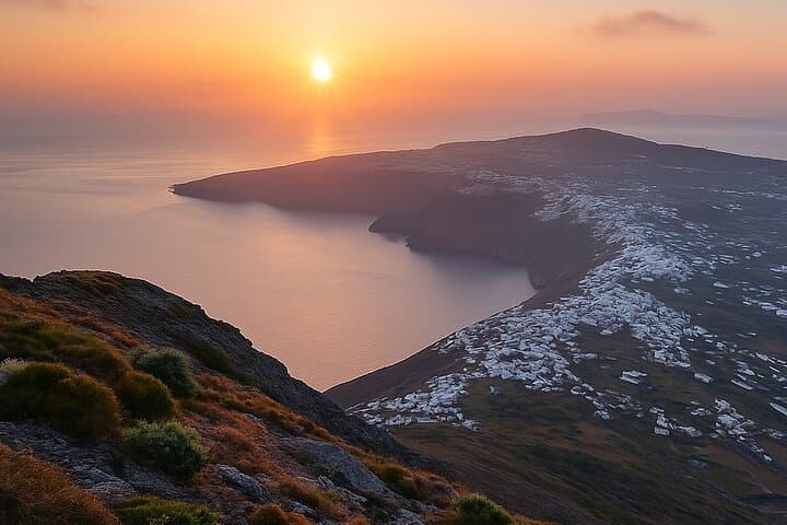 Santorini Sunrise Private Minibus: Oia, Caldera & Prophet Elias Morning Tour photo 3