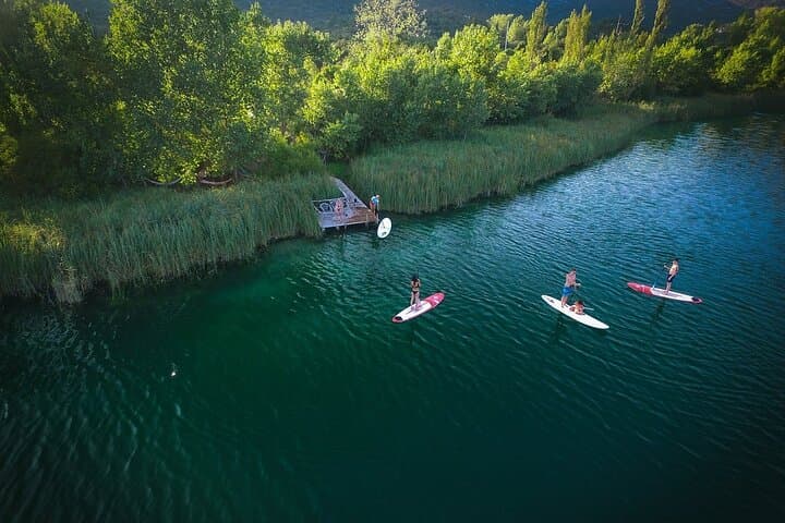 SUP Baćina Lakes Tour from Dubrovnik — Paddle, Swim & Hike the Karst Lakes