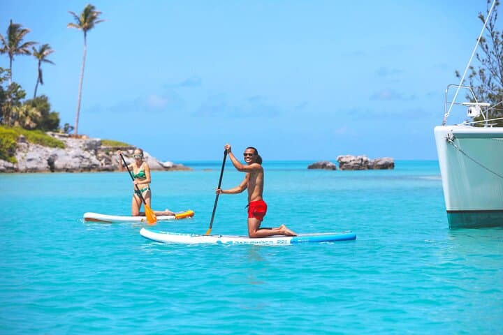 Private Catamaran Charter in Bermuda: Snorkel Reefs, Paddle, and Cliff-Jump on a Bespoke Day Sail photo 4