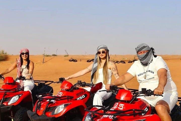 VIP Dubai Desert Safari: Quad Biking, Dune Bashing & BBQ Under the Stars photo 1