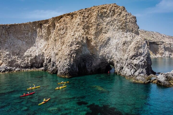 Private Kayaking Tour: Secrets of Milos' Volcanic Coastline