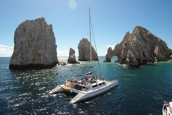 Cabo San Lucas Catamaran: Snorkel Pelican Rock or Sunset Cruise