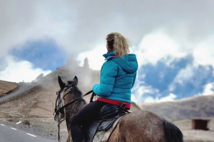 Horseback to Gergeti Trinity: Ride to Kazbegi's Mountain Church photo 5