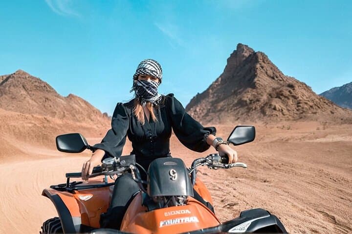 Hurghada Desert ATV & Camel Safari — 3-Hour Quad Adventure with Bedouin Village Visit photo 4
