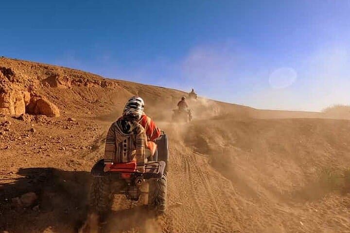 Agafay Desert Quad Biking, Sunset Camel Ride & Dinner Show from Marrakech