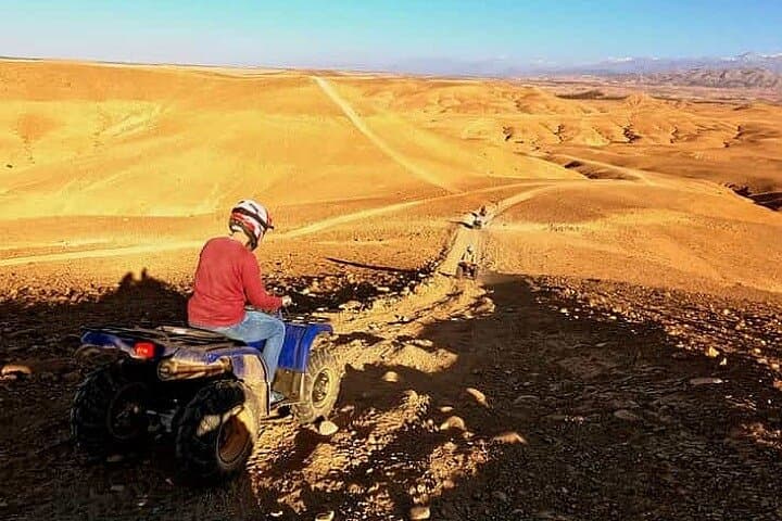 Agafay Desert Quad Biking, Sunset Camel Ride & Dinner Show from Marrakech photo 2