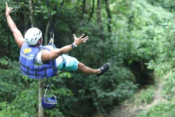 Damajagua Waterfalls and Zipline Super Combo — 7 Cascades from Puerto Plata photo 1