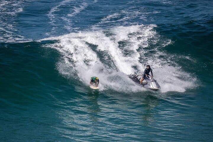 Jet-Ski Surfing at Barra: Tow-In & Wake Surf Experience photo 6