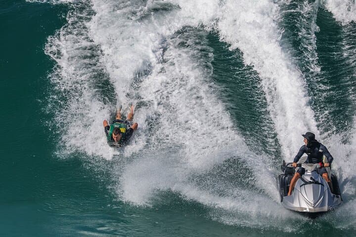 Jet-Ski Surfing at Barra: Tow-In & Wake Surf Experience photo 3