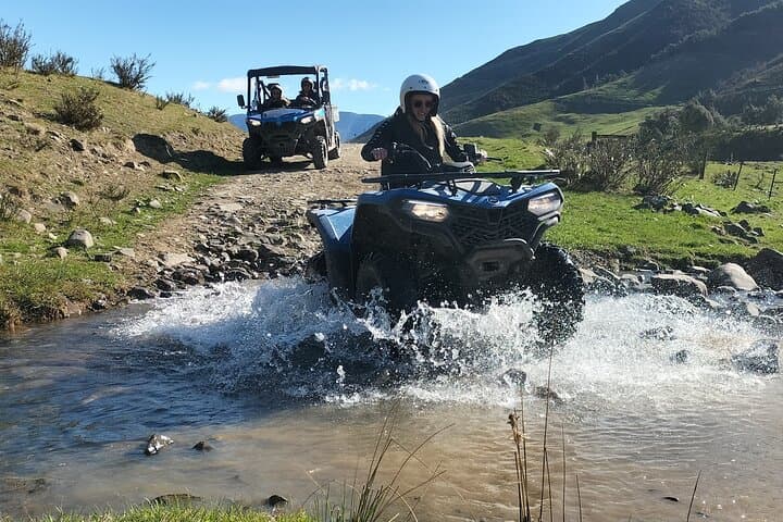 Hanmer Springs Quad Biking in Amuri: Farm Tracks & Waiau Gorge Views