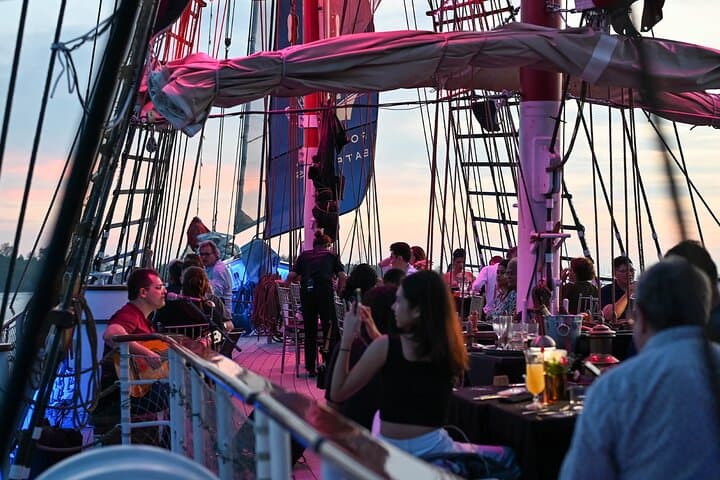 Sunset Supper Aboard the Royal Albatross: Singapore Tall-Ship Dinner Cruise