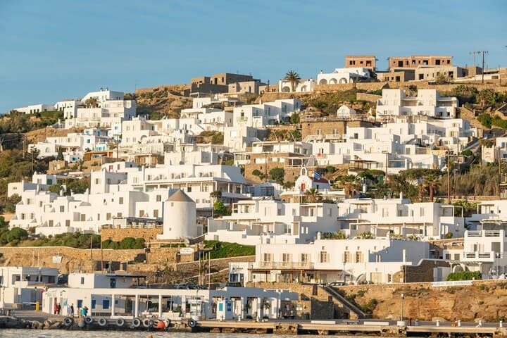 Mykonos Town Sunset Walking Tour — Windmills, Little Venice & Paraportiani