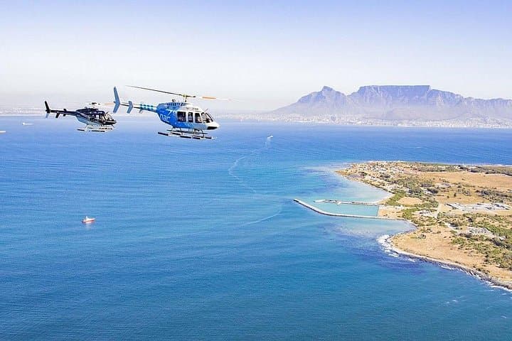 Helicopter Transfer and Guided Visit to Robben Island — Cape Town Aerial Tour photo 2