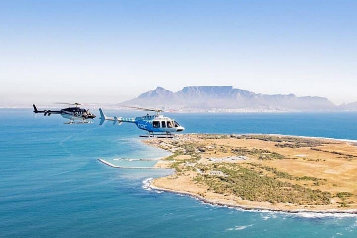Helicopter Transfer and Guided Visit to Robben Island — Cape Town Aerial Tour photo 1