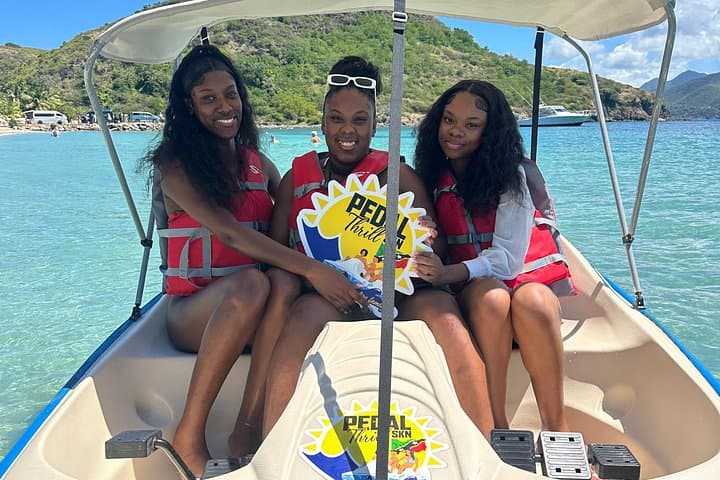 Pedal Boat Rental at Cockleshell Beach, St Kitts — 35-Min Island Paddle photo 3