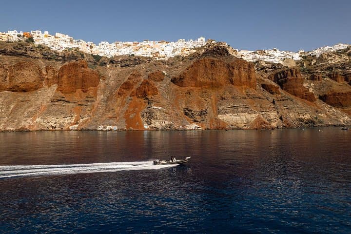 Santorini Waves of Passion: Couples Massage, Brunch & Private Caldera Sunset Cruise photo 4