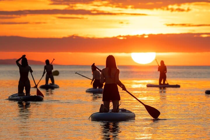 Barcelona Sunrise Paddleboard Lesson with Instructor and Photos