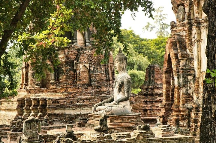 Ayutthaya Three-Temple Tour with Scenic Boat Ride: Half-Day Cultural Cruise from Bangkok photo 4