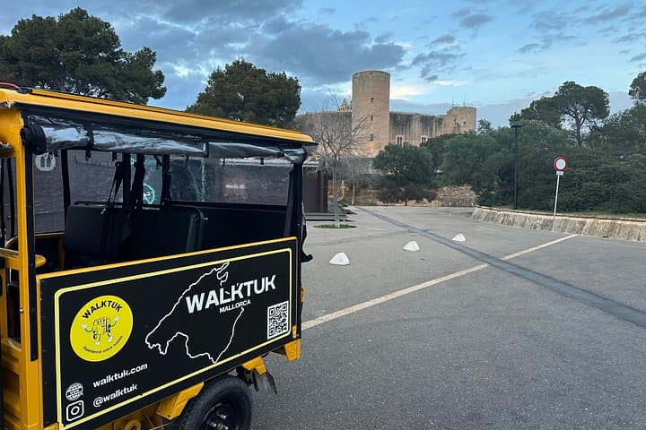 Palma de Mallorca Tuk Tuk Tour: Cathedral, Castles & Coastal Views in 1 Hour photo 2