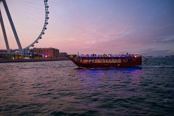 Dubai Marina Dhow Dinner Cruise: Luxury Indian Buffet Under City Lights photo 3