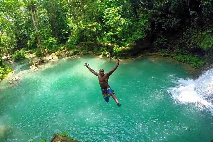 Dunn's River Falls & Blue Hole Adventure from Montego Bay — Ocho Rios Waterfall Climb and Swim photo 2