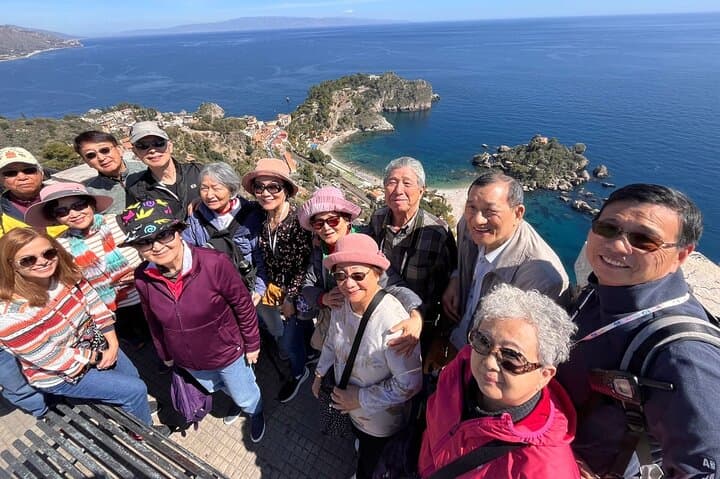 Messina to Taormina and Castelmola: 5–7 Hour Private Luxury Coastal Tour