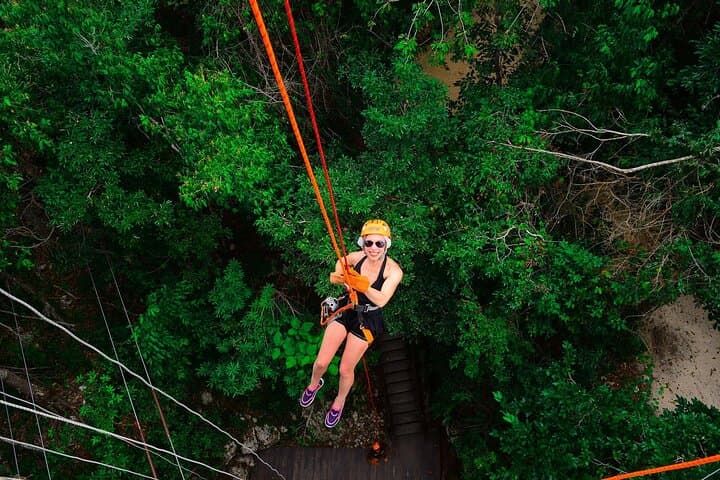 Tulum Ruins to Jungle: Snorkel, Zipline & Rappel Adventure photo 4